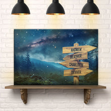 Load image into Gallery viewer, Starry Sky Family Names Sign