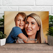 Load image into Gallery viewer, Mother's Day Cartoon Portrait Sign