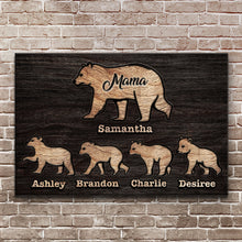 Load image into Gallery viewer, Mother's Day Sign Mother Bear and Cubs