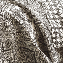 Load image into Gallery viewer, Queen size 3-Piece Quilt Set 100-Percent Cotton in Charcoal Damask