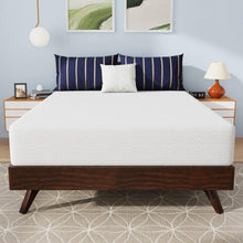 Load image into Gallery viewer, Full size 10-inch Charcoal Infused Memory Foam Mattress with Removable Cover