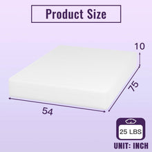 Load image into Gallery viewer, Full size 10-inch Charcoal Infused Memory Foam Mattress with Removable Cover