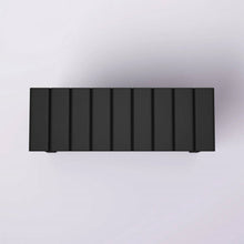 Load image into Gallery viewer, Black Wooden 2-Shelf Shoe Rack Storage Bench for Entryway or Closet