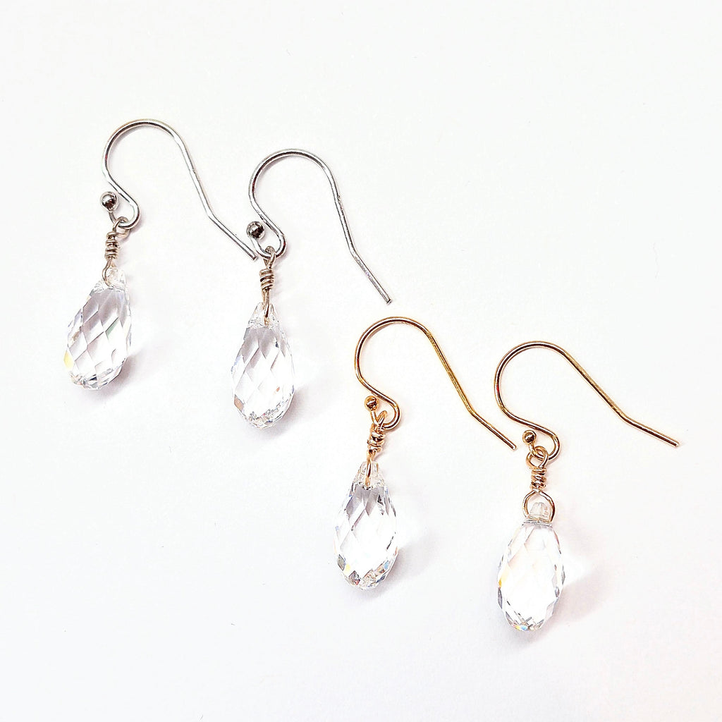 Swarovski Crystal droplet earrings