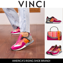 Load image into Gallery viewer, Santa Amaro Multi Color Fuchsia Women Sneaker