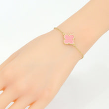 Load image into Gallery viewer, Clover Flower Connector charm,  Flower charm, Sku#FH254