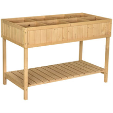 Load image into Gallery viewer, FarmHome 8 Grid Fir Wooden Raised Garden Planter Box