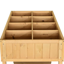 Load image into Gallery viewer, FarmHome 8 Grid Fir Wooden Raised Garden Planter Box