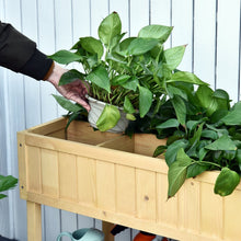 Load image into Gallery viewer, FarmHome 8 Grid Fir Wooden Raised Garden Planter Box