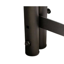 Load image into Gallery viewer, 4-Ft Heavy Duty Steel Black Metal Firewood Rack - Easy to Assemble