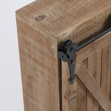 Load image into Gallery viewer, Farmhouse Sliding Bathroom Wall Mounted Cabinet 2-Doors &amp; Shelves