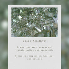 Load image into Gallery viewer, Green Amethyst Bala Earrings