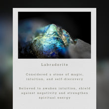 Load image into Gallery viewer, Labradorite &amp; Peach Moonstone Adjustable Gemstone Bracelet