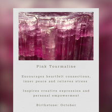 Load image into Gallery viewer, Pink Tourmaline Quartz Minimalist Ballet Necklace