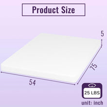 Load image into Gallery viewer, Full size 5-inch Charcoal Infused Memory Foam Mattress with Removable Cover