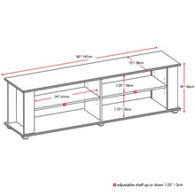 Load image into Gallery viewer, Modern Black TV Stand - Fits up to 68-inch TV