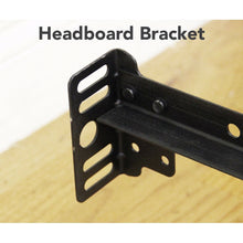 Load image into Gallery viewer, Full size Sturdy Metal Bed Frame with 7-Legs Locking Casters and Headboard Brackets