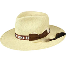 Load image into Gallery viewer, Bailey Foss - Panama Straw Fedora Hat