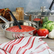 Load image into Gallery viewer, 5-Piece Stainless Steel Cookware Set with 4-Qt. Dutch Oven Saucepan and Spatula
