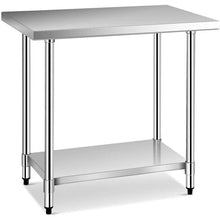 Load image into Gallery viewer, Commercial Kitchen Stainless Steel Work Table