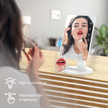 Load image into Gallery viewer, Pursonic Makeup Essentials Duo – LED Countertop Mirror + 5-Piece Brush Set