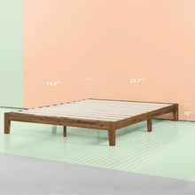 Load image into Gallery viewer, Full size Simple Modern Solid Wood Platform Bed Frame - 700 lb. Weight Capacity