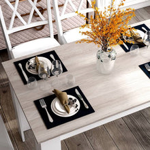 Load image into Gallery viewer, 47-inch Kitchen Dining Table or Computer Desk in White Light Grey Wood Finish
