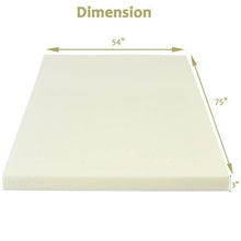 Load image into Gallery viewer, Full size 3-inch Thick Soft Comfort Foam Mattress Topper