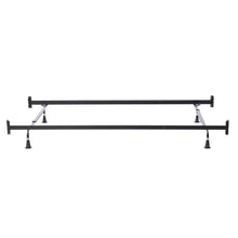 Load image into Gallery viewer, Twin/Full Adjustable Metal Bed Frame with Headboard Footboard Brackets