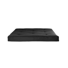Load image into Gallery viewer, Full size 6-inch Thick Futon Mattress in Black