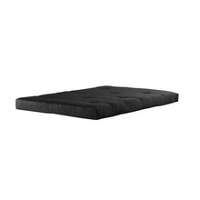 Load image into Gallery viewer, Full size 6-inch Thick Futon Mattress in Black