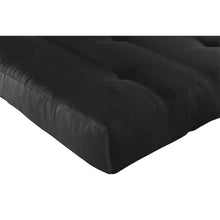 Load image into Gallery viewer, Full size 6-inch Thick Futon Mattress in Black