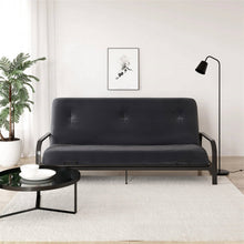 Load image into Gallery viewer, Full size 6-inch Thick Futon Mattress in Black