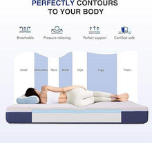 Load image into Gallery viewer, Full Size 6-Inch Gel Infused Medium Firm Memory Foam Mattress