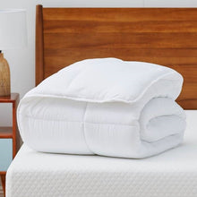 Load image into Gallery viewer, Full Size Cozy All Seasons Plush White Polyester Down Alternative Comforter