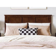Load image into Gallery viewer, Full size Traditional Style Headboard in Walnut Wood Finish