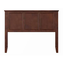 Load image into Gallery viewer, Full size Traditional Style Headboard in Walnut Wood Finish