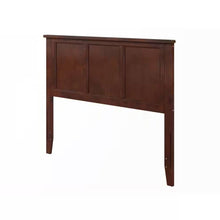 Load image into Gallery viewer, Full size Traditional Style Headboard in Walnut Wood Finish
