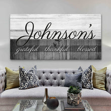 Load image into Gallery viewer, Family Grateful Sign