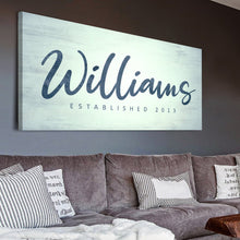 Load image into Gallery viewer, Family Name Sign V