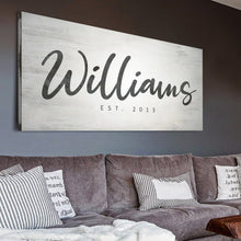 Load image into Gallery viewer, Family Name Sign IV