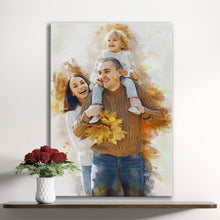 Load image into Gallery viewer, Custom Family Watercolor Portrait