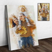 Load image into Gallery viewer, Custom Family Watercolor Portrait