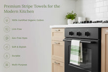 Load image into Gallery viewer, Striped Kitchen Towels