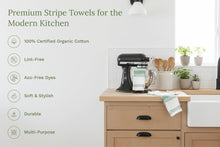 Load image into Gallery viewer, Striped Kitchen Towels