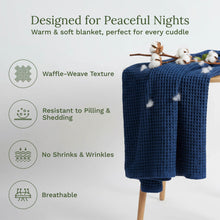 Load image into Gallery viewer, Waffle Weave Blanket