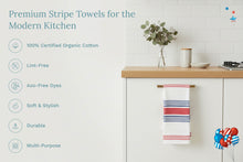 Load image into Gallery viewer, Striped Kitchen Towels