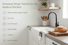 Load image into Gallery viewer, Striped Kitchen Towels