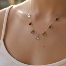 Load image into Gallery viewer, Rainbow Sparkler Necklace - Gold