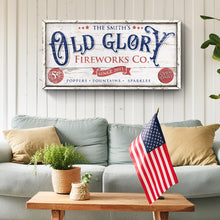 Load image into Gallery viewer, Personalized Old Glory Firework Co Sign